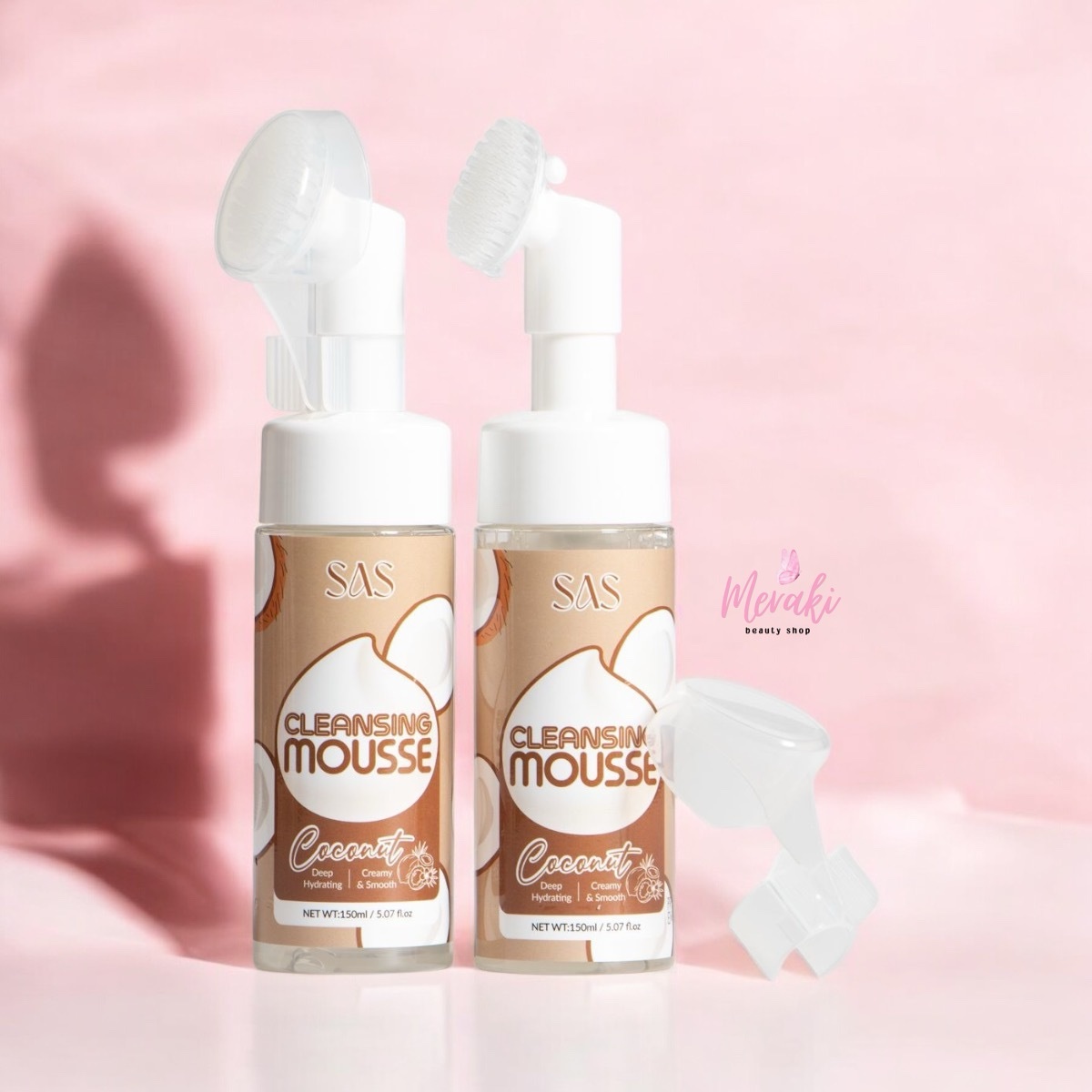 Mousse Limpiadora Facial Con Cepillo Coco
