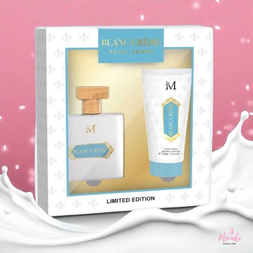 Estuche “Bianco Latte” Perfume y Crema