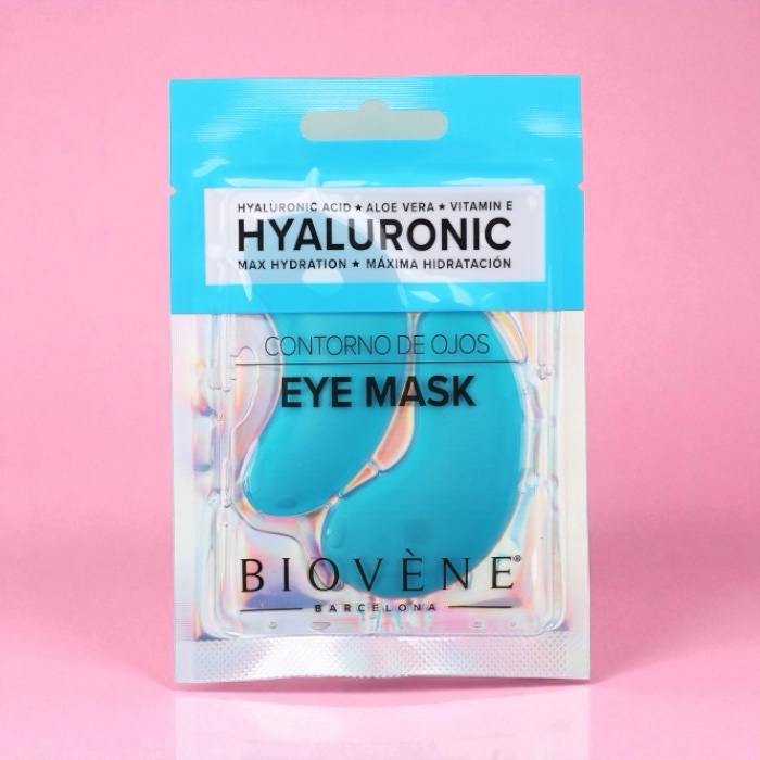 Mascarilla Contorno de Ojos con Ácido Hialurónico, Aloe Vera y Vitamina E